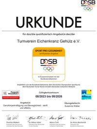 DOSB-Zertifikat